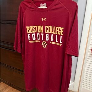 Under Armour Maroon Boston College Football Tee